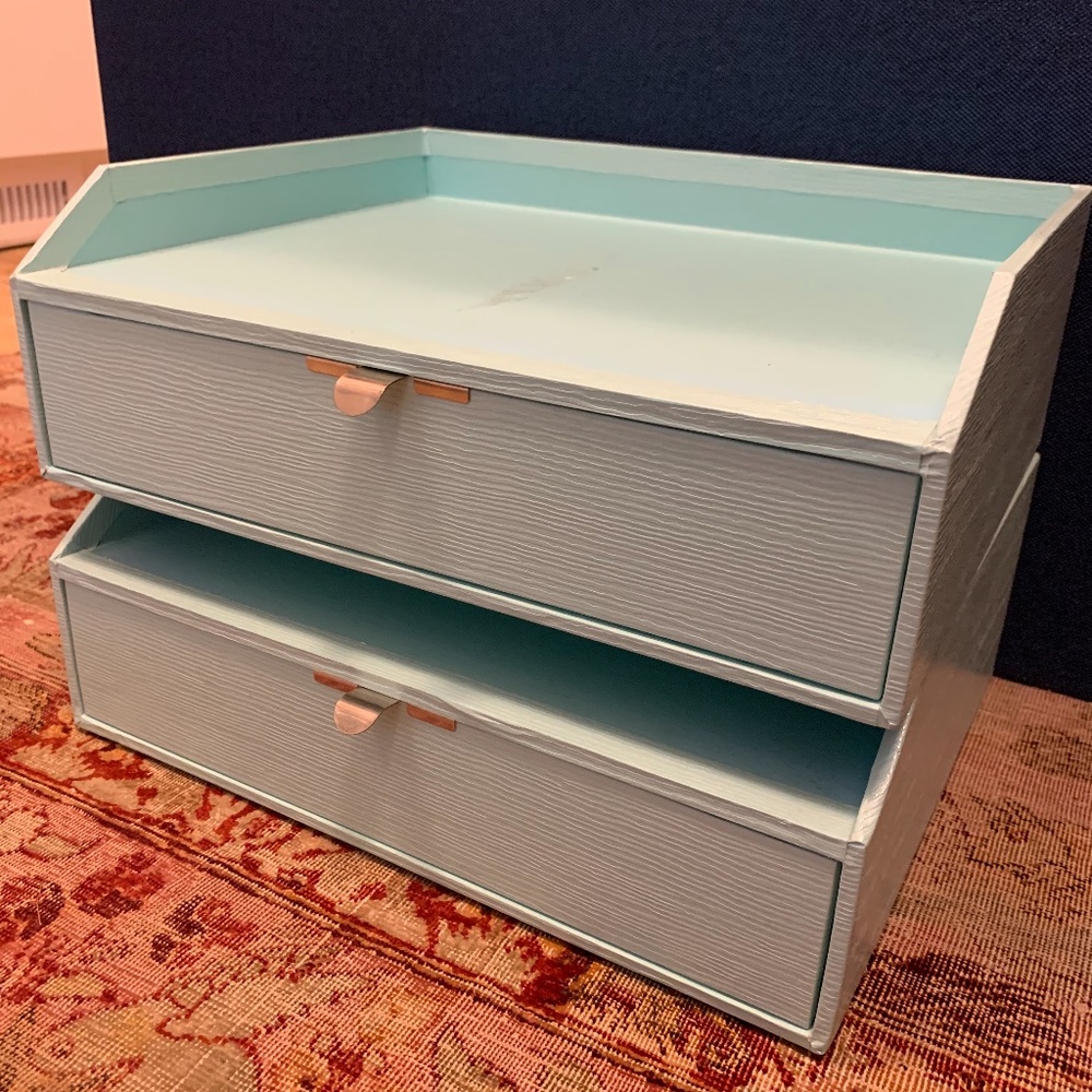 Stacking Files for Office Organization